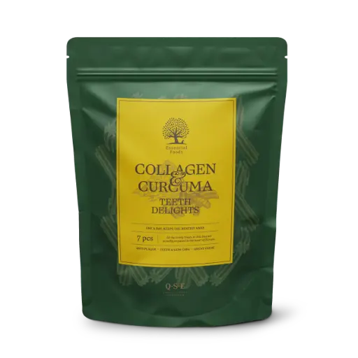 [4DC0200042] Essential Foods : Collagen & Curcuma Teeth Delights
